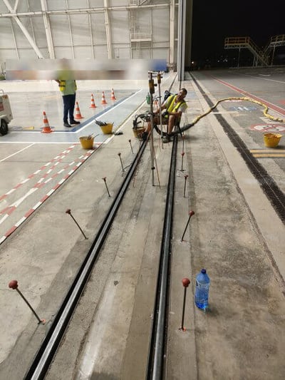 Controlo laser da intervenção