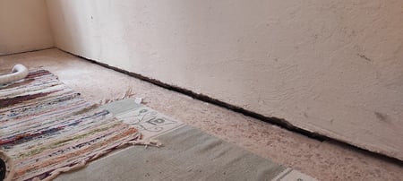 afundamento do pavimento