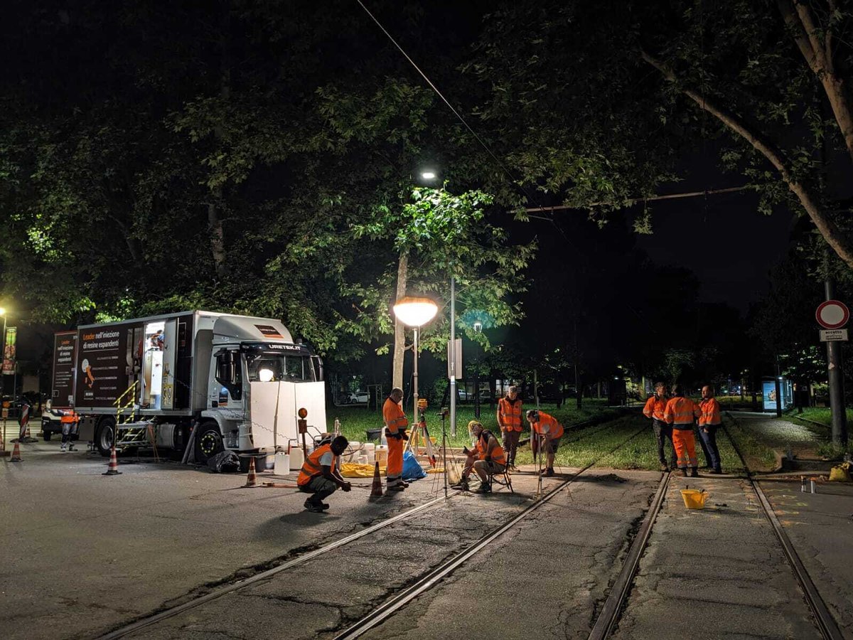 Intervenção sem interromper o tráfego ferroviário
