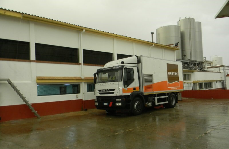 Camião oficina da Uretek
