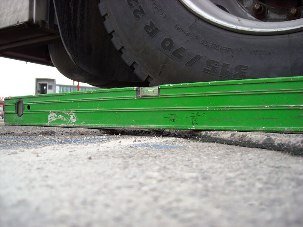 afundamento do pavimento