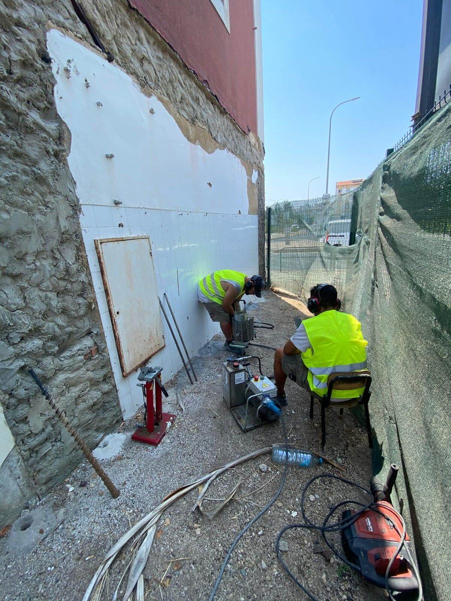 realização de ensaio penetrométrico