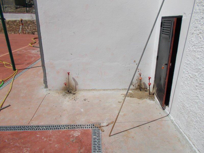 injeções de resina no terreno