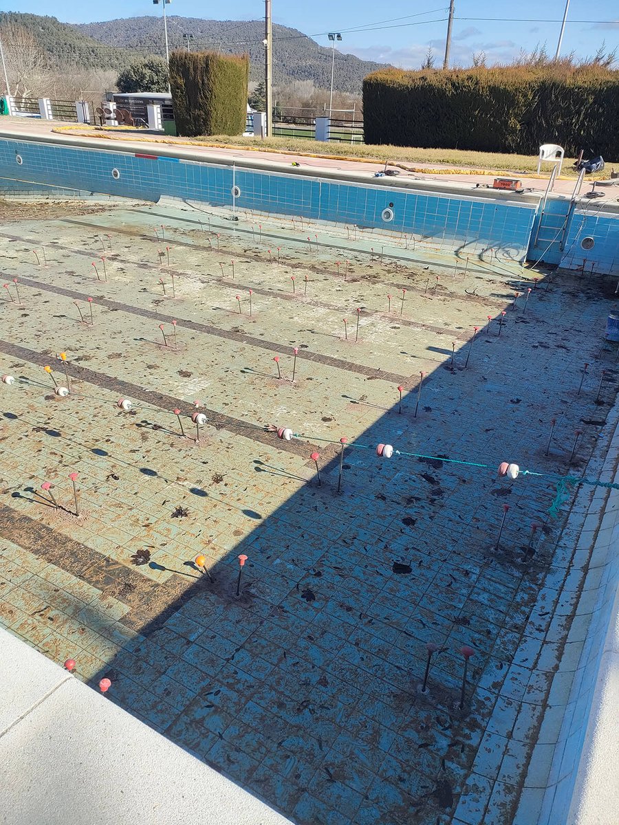 Intervenção na piscina