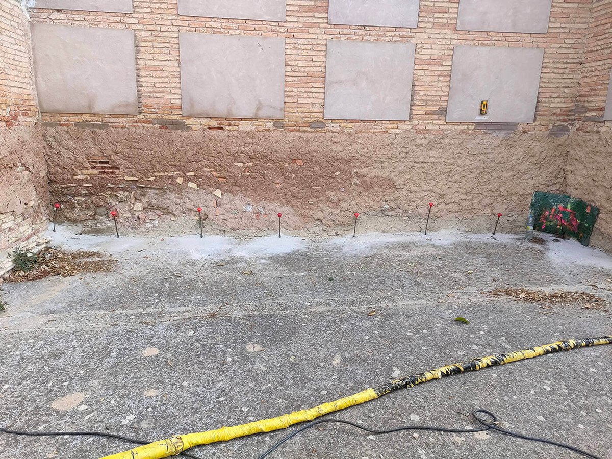 injeções de resina