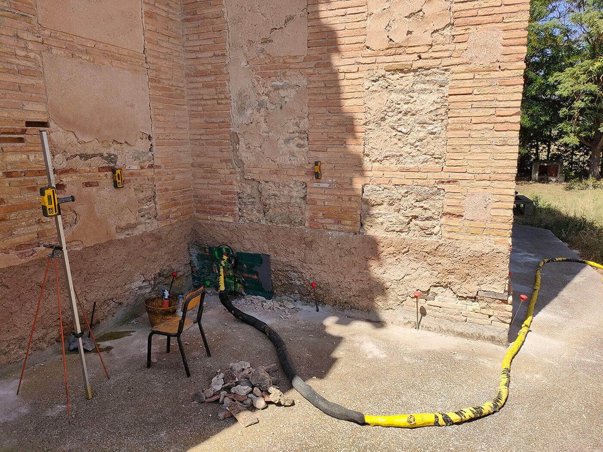 injeções de resina