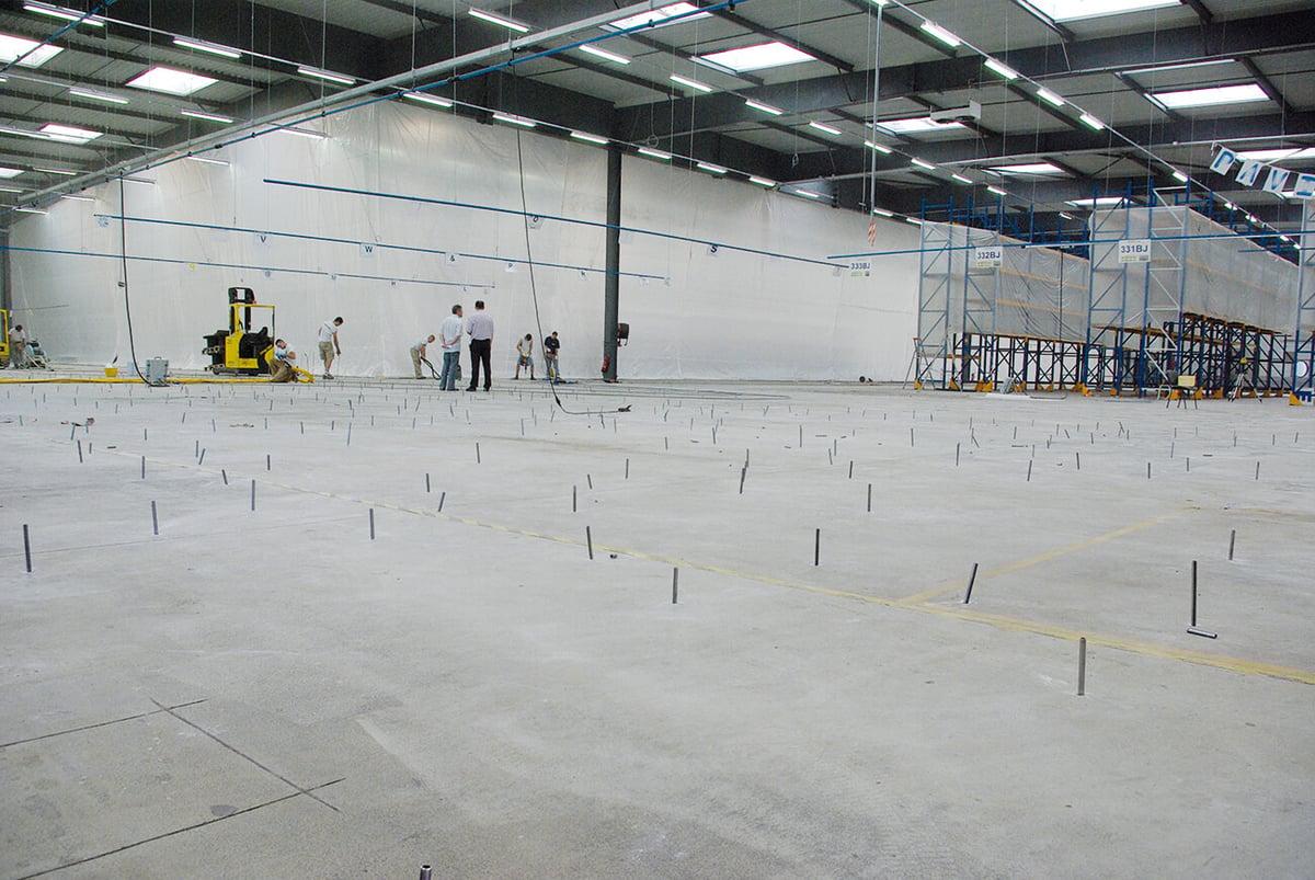 área de intervenção