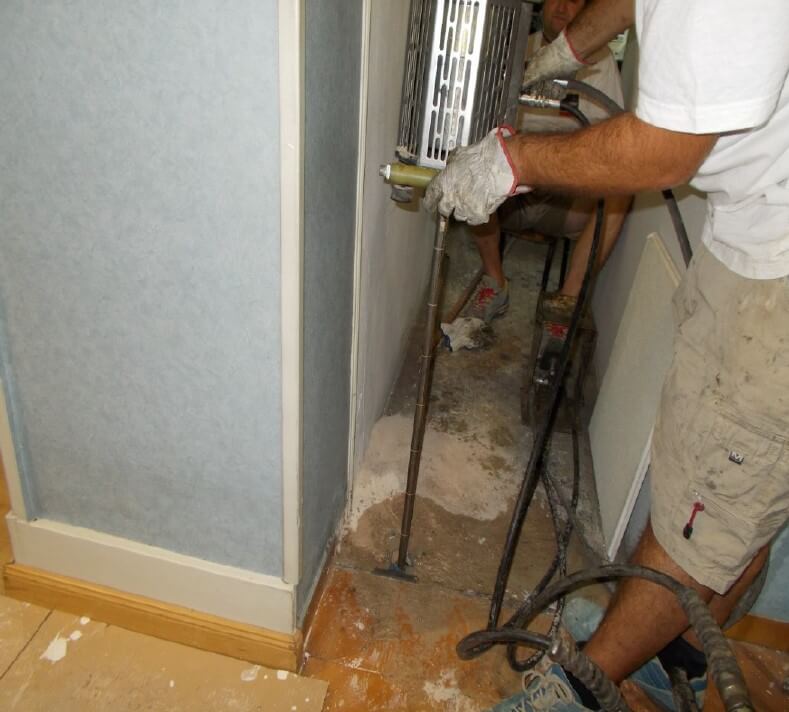 realização de ensaio penetrométrico