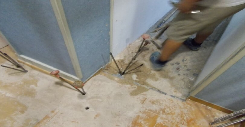 injeções de resina