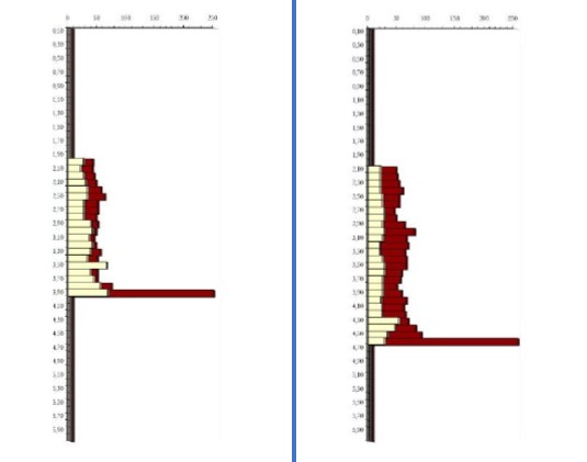 Gráficos com ensaios