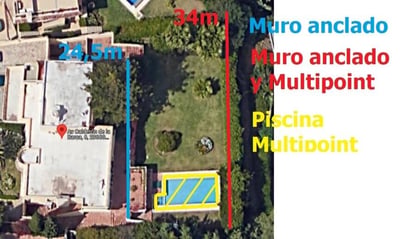 Planta da zona de intervenção