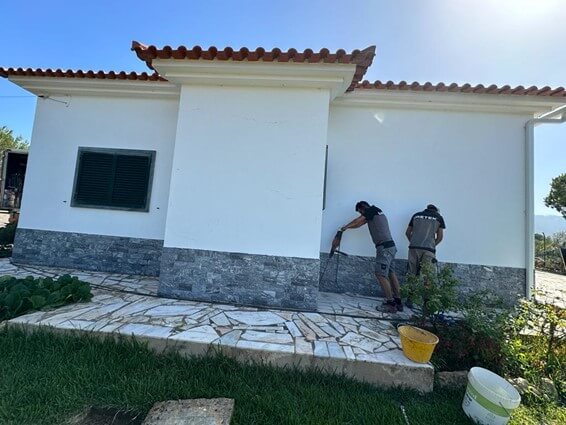 rachaduras na fachada