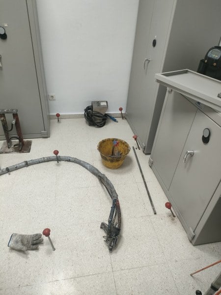 Injecções de resina Uretek Geoplus