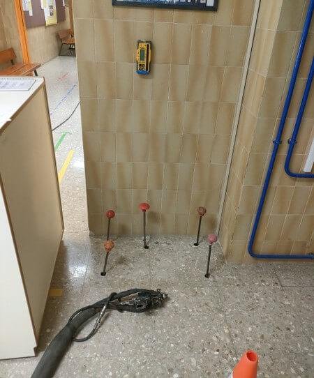 Injecções de resina