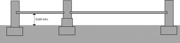 FIG.2: Secção da laje tratada.