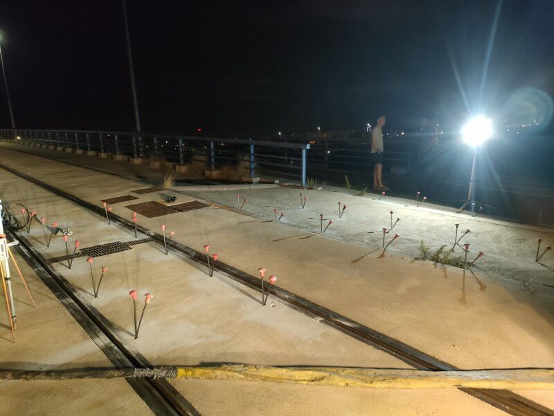 Pontos de injeção de resina