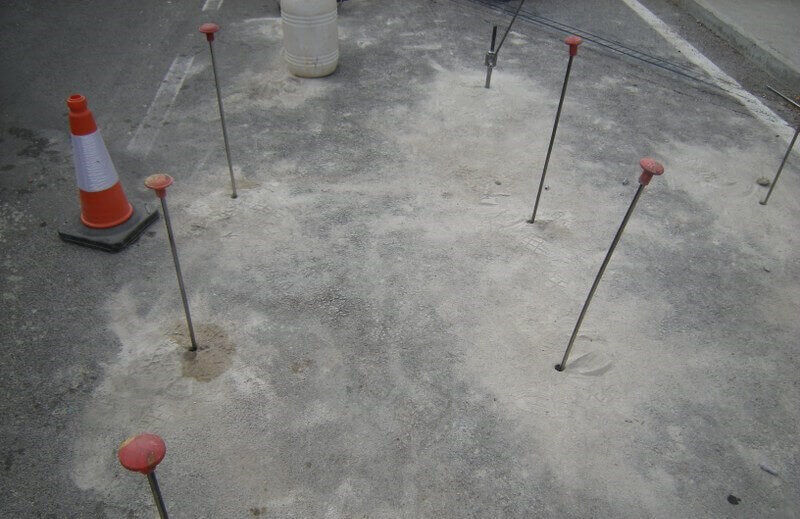 Injecções de resina
