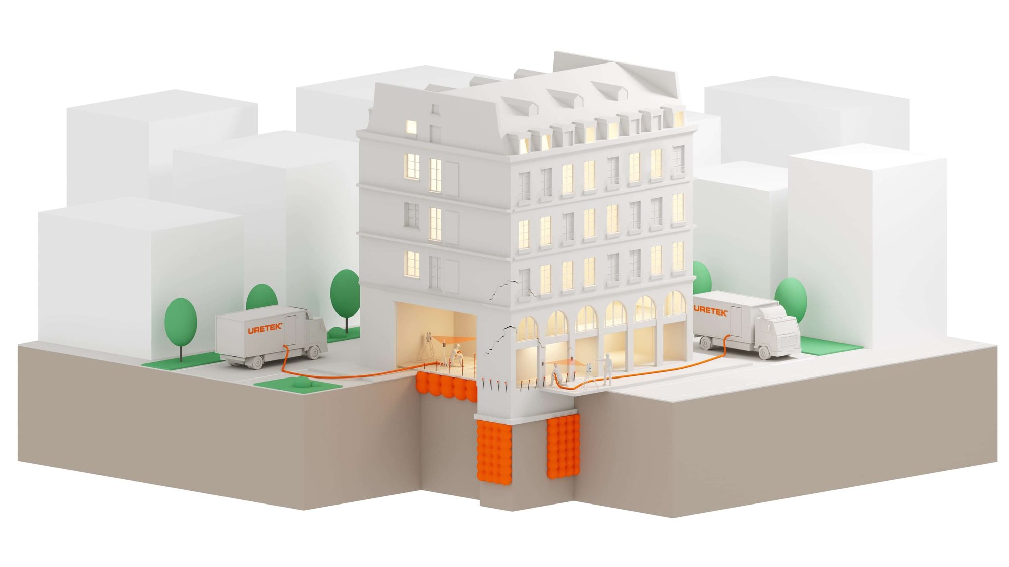 Consolidação do terreno de fundação