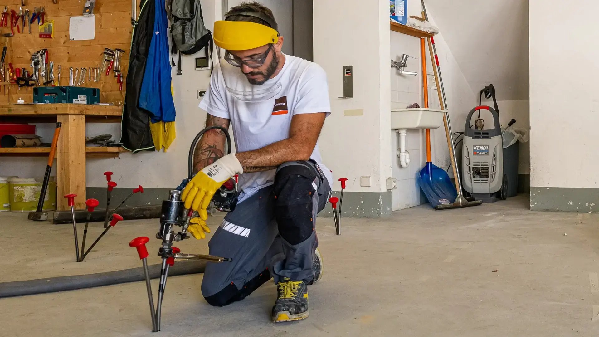 Injeções de resinas